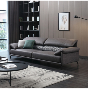 北欧ins风布艺沙发四人位小户型简约现代客厅组合三人科技布沙发