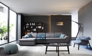 高端科技布沙发组合现代简约北欧沙发9001