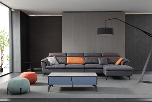 高端科技布沙发组合现代简约北欧沙发9020